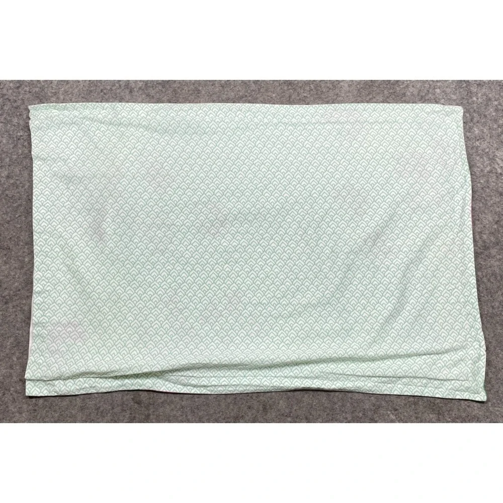 Manuel Canovas France Pillowcase White Pink Green Floral Standard